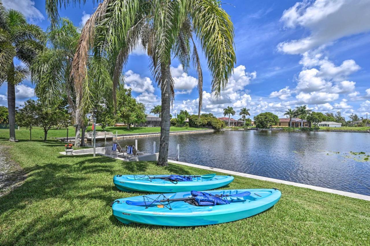 فيلا Pet-Friendly Escape With Dock And Kayaks In كيب كورال المظهر الخارجي الصورة